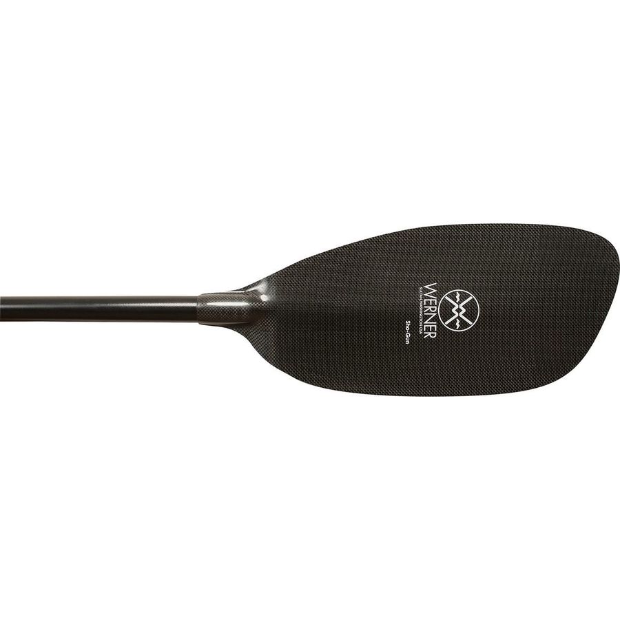 Werner Sho-Gun Carbon Paddle - Straight Shaft Black