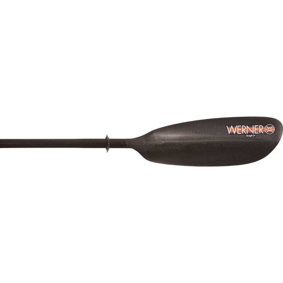 Werner Skagit CF 2-Piece Paddle - Straight Shaft Black