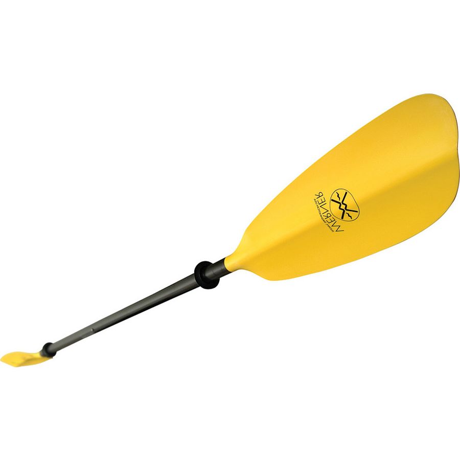 Werner Skagit FG 2-Piece Paddle - Straight Shaft Yellow