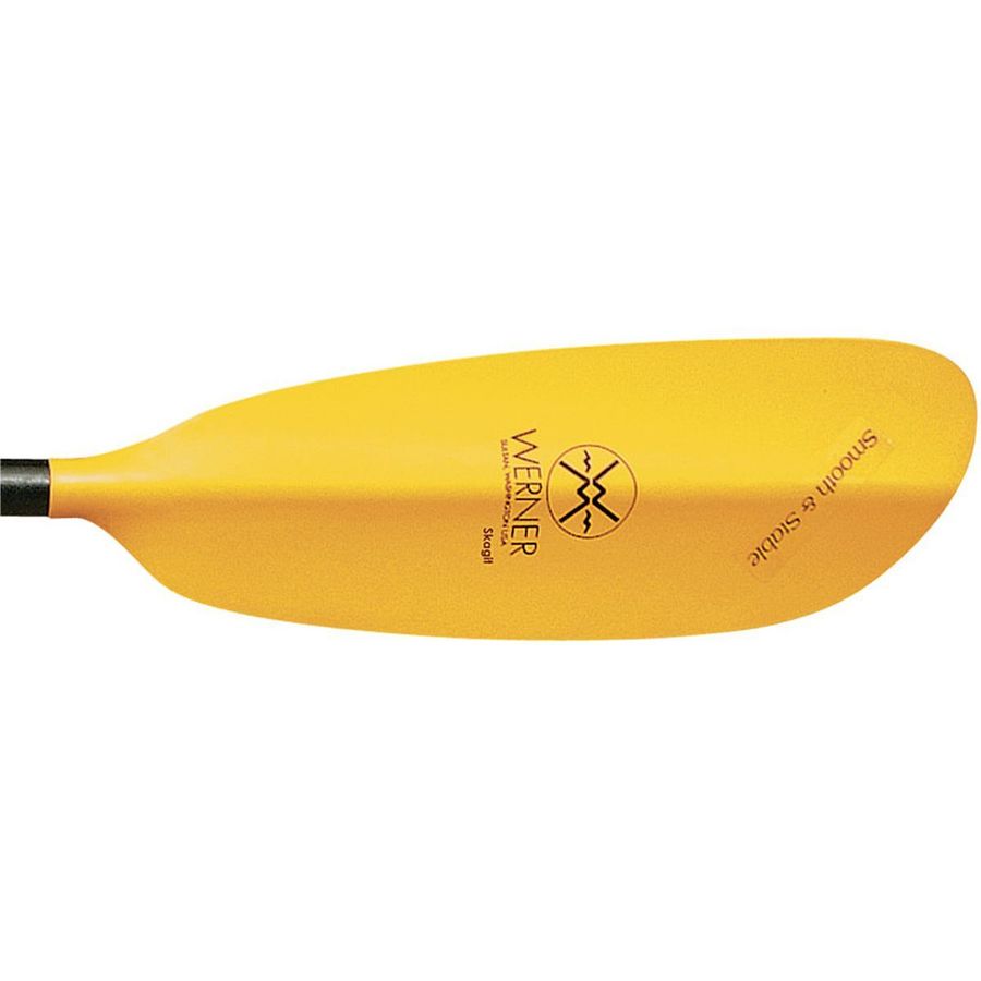 Werner Skagit FG 2-Piece Paddle - Straight Shaft Yellow