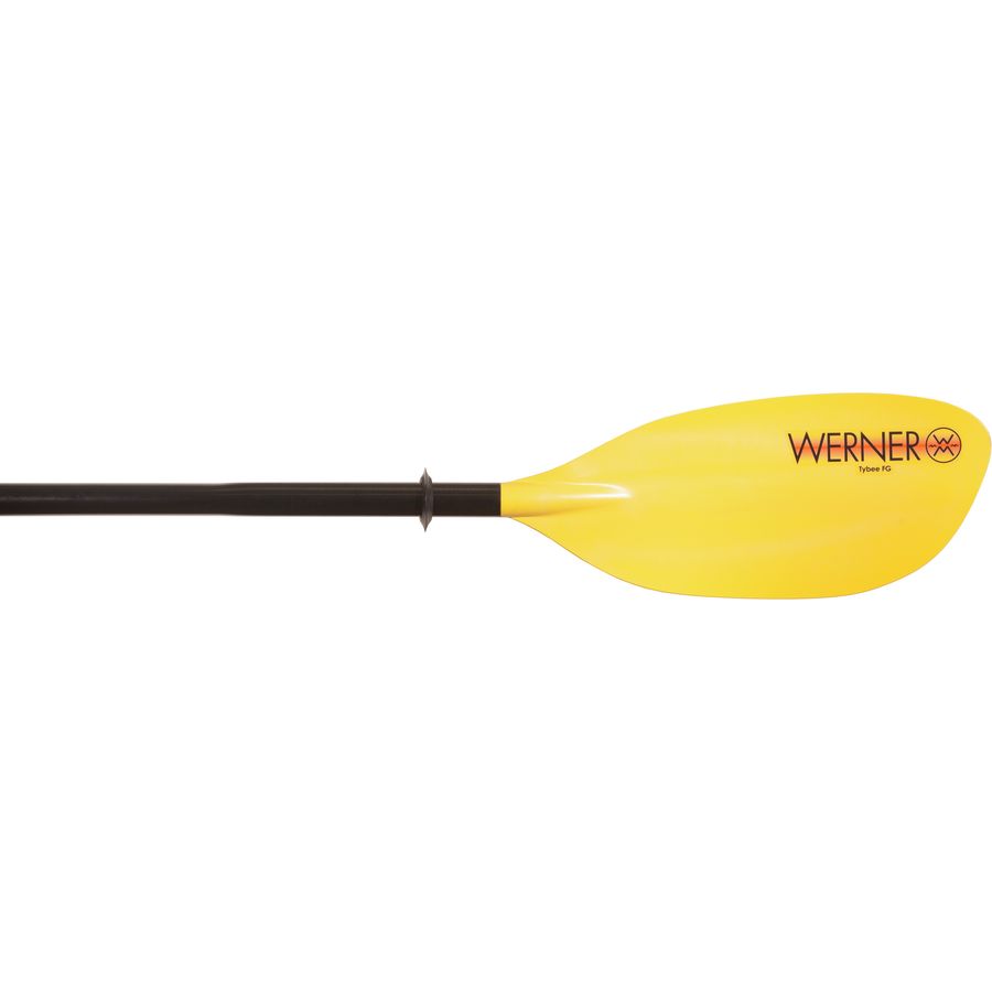 Werner Tybee FG 2-Piece Paddle - Straight Shaft Yellow