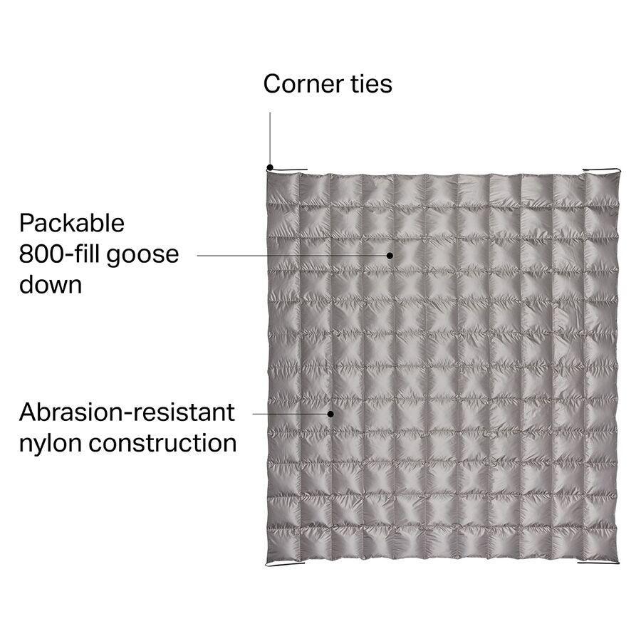 Western Mountaineering Cloud 9 Comforter Grey/Black
