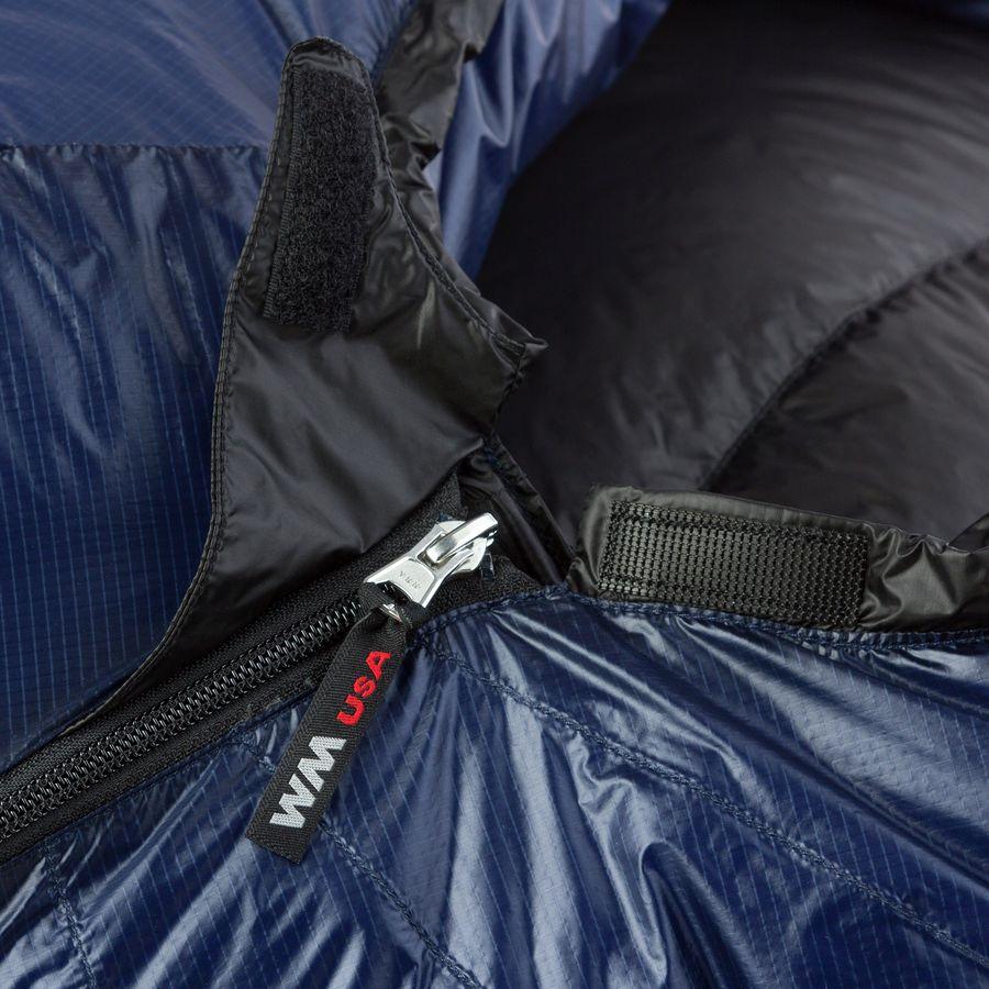 Western Mountaineering MegaLite Sleeping Bag: 30F Down Navy Blue
