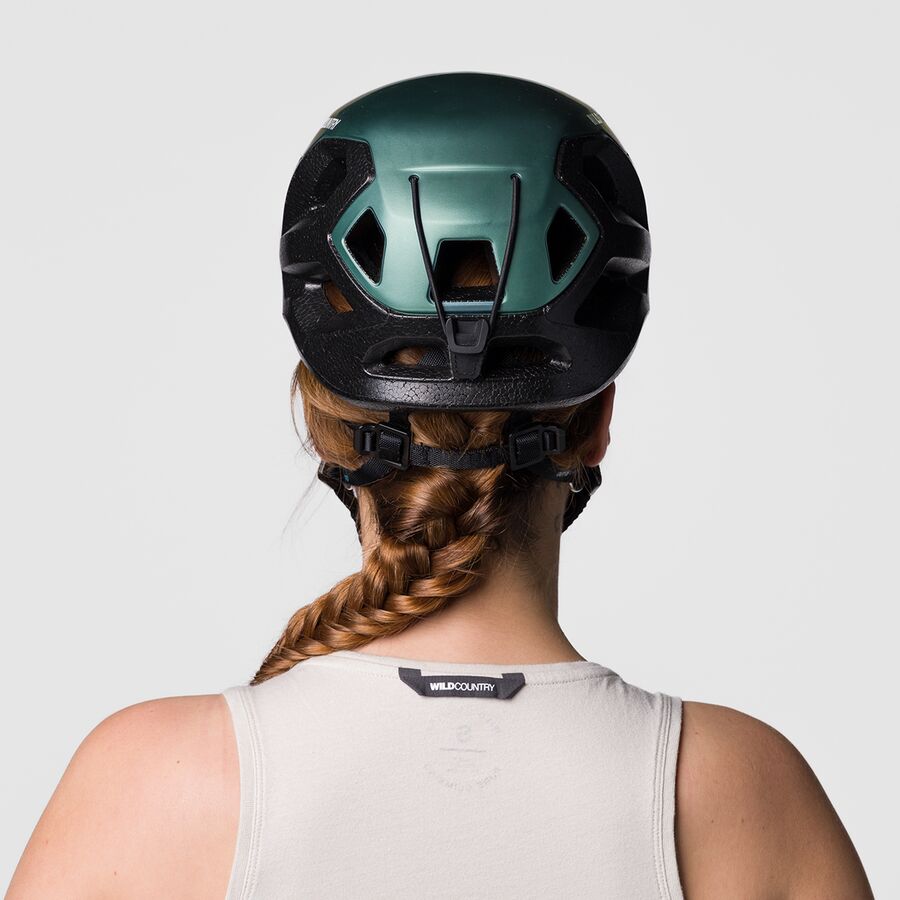 Wild Country Session Helmet Black/Marsh