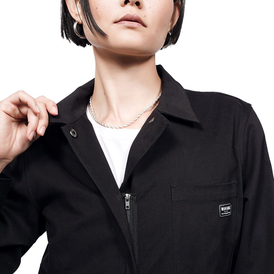 Wildfang The Essential Long-Sleeve High Waisted Coverall Black
