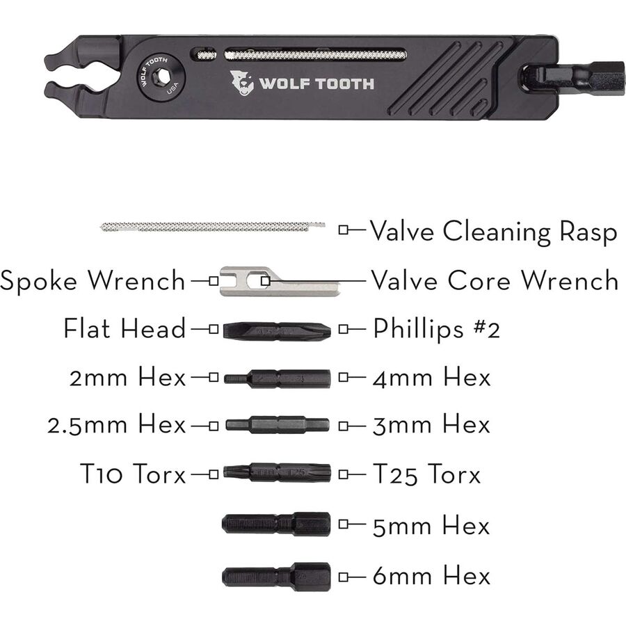 Wolf Tooth Components 8-Bit Pack Pliers Black/Black