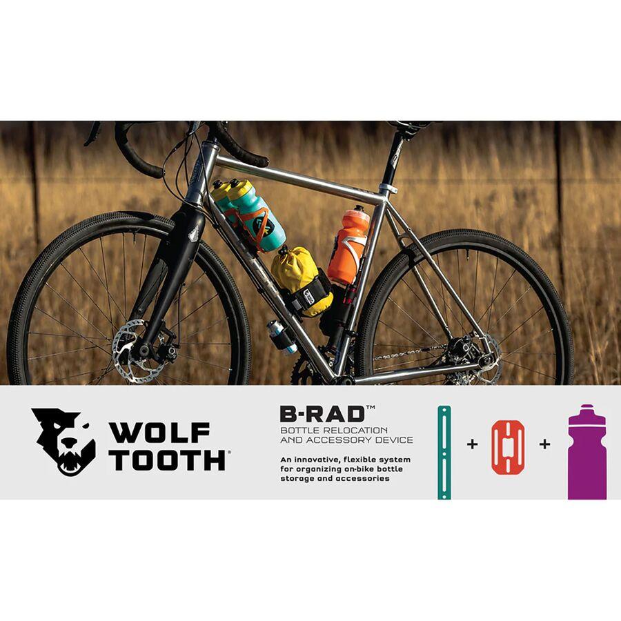 Wolf Tooth Components B-RAD Double Bottle Cage Adapter Black