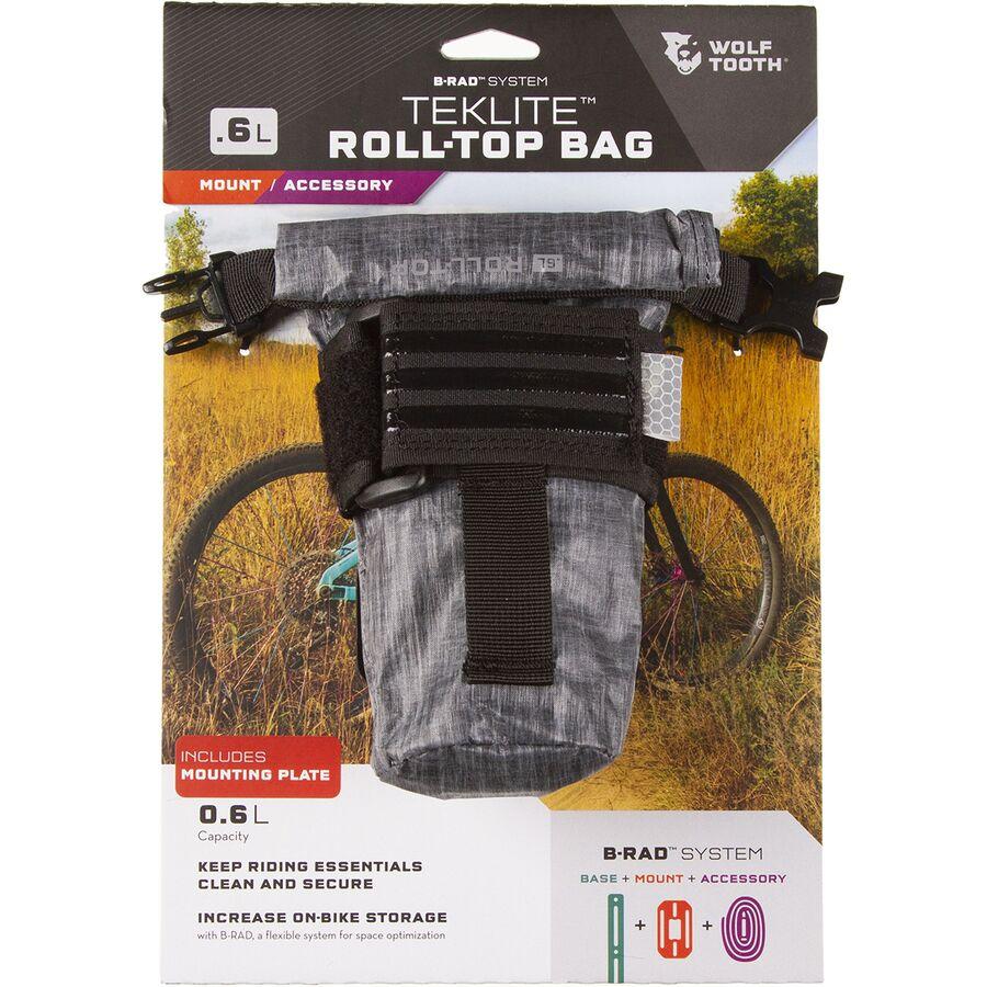 Wolf Tooth Components TekLite Roll Top Bag + Adapter Plate One Color