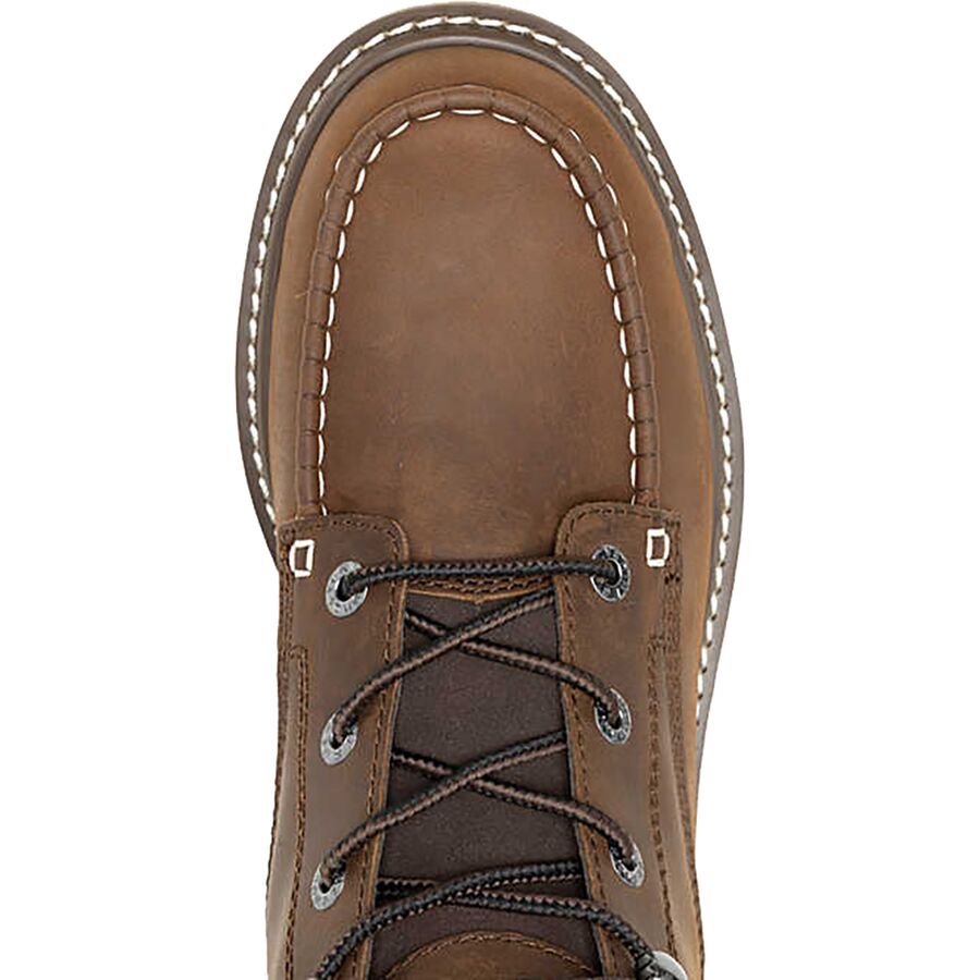 Wolverine Trade Wedge Unlined 6in Moc-Toe Boot - Men's Dark Brown