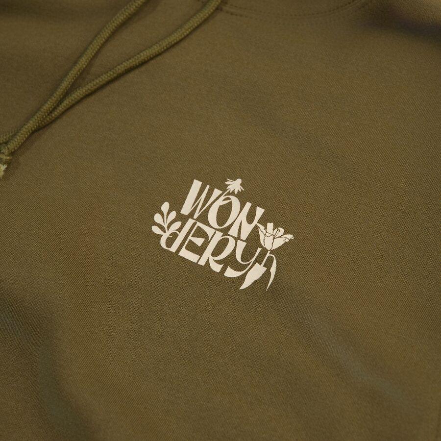 Wondery Geometric Florals Hoodie - Women's Spikemoss