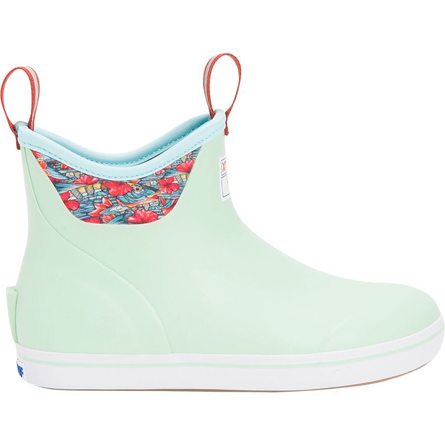 Xtratuf Ankle 6in Fishe Wear Deck Boot - Women's Seafoam/Beauty & The Bonefish