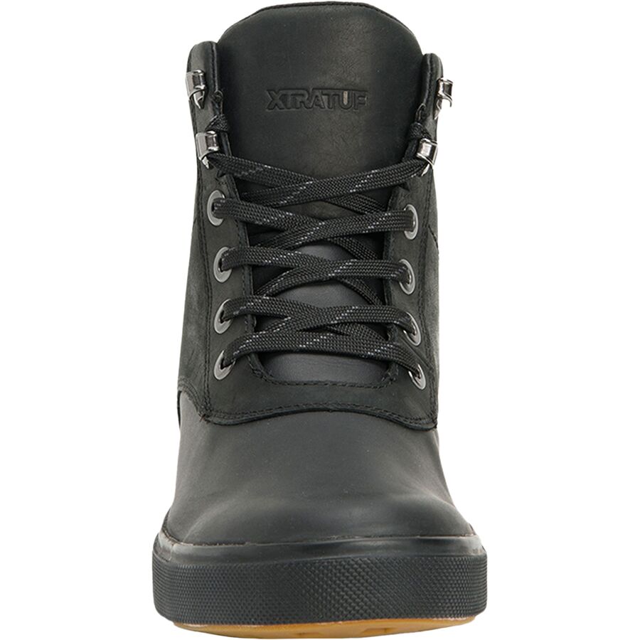 Xtratuf Ankle 6in Lace Leather Deck Boot - Men's Black