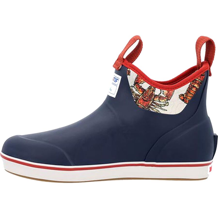 Xtratuf Fishe Wear Ankle Deck 6in Boot - Women's Navy/Lobster