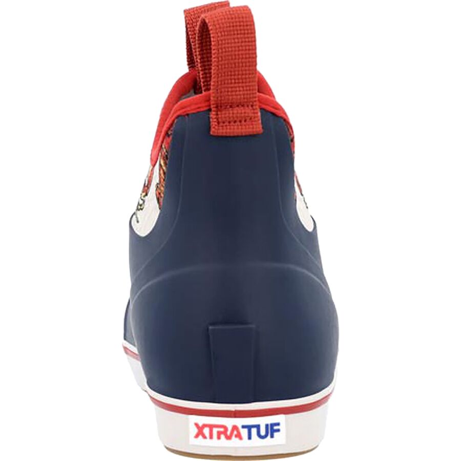 Xtratuf Fishe Wear Ankle Deck 6in Boot - Women's Navy/Lobster