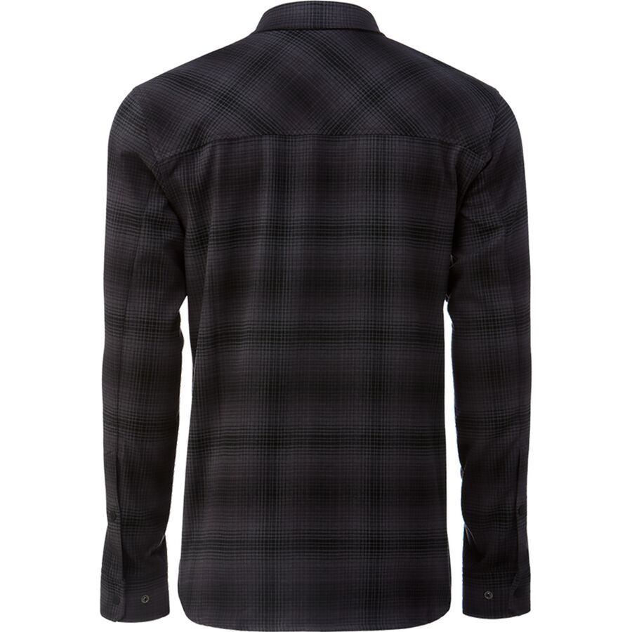Yeti Cycles Stagecoach Flannel Shirt - Men's Black/Gray Plaid