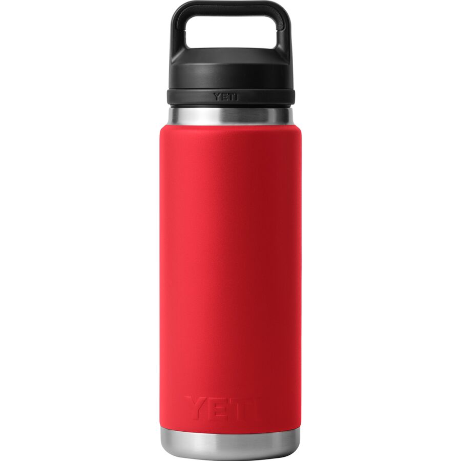 YETI Rambler 26oz Chug Water Bottle Rescue Red