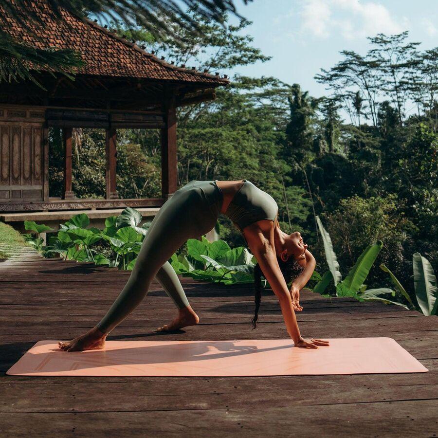 Yoga Design Lab Infinity Yoga Mat Diamond Align Coral