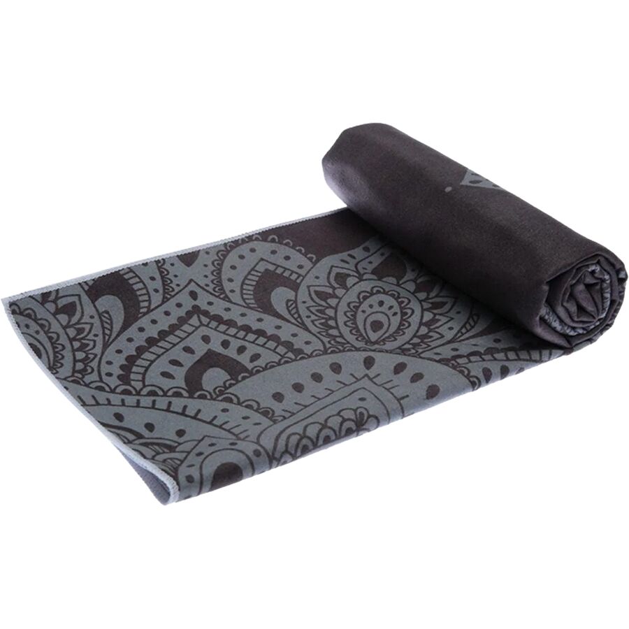 Yoga Design Lab Yoga Mat Towel Mandala Black