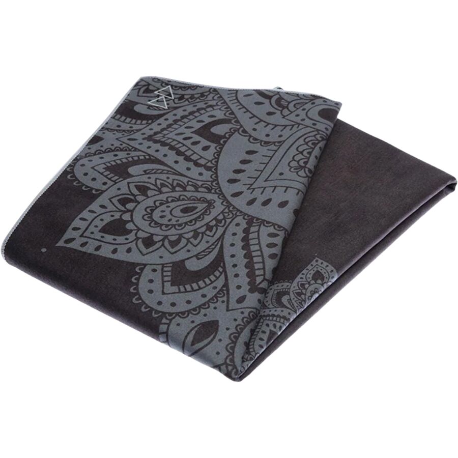 Yoga Design Lab Yoga Mat Towel Mandala Black