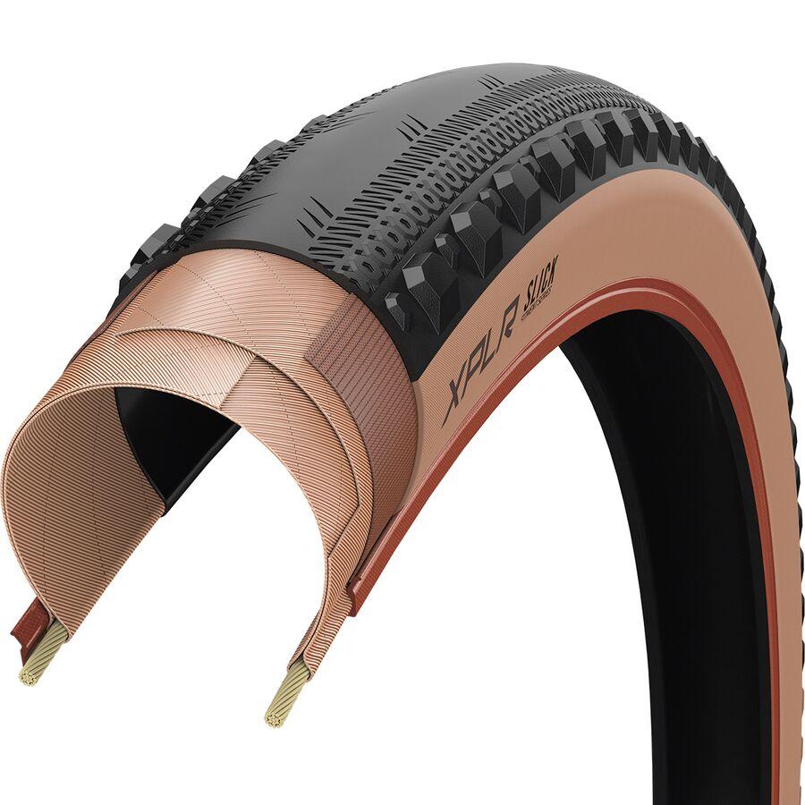 Zipp Goodyear/Zipp XPLR SLICK Tubeless Tire Black/Brown