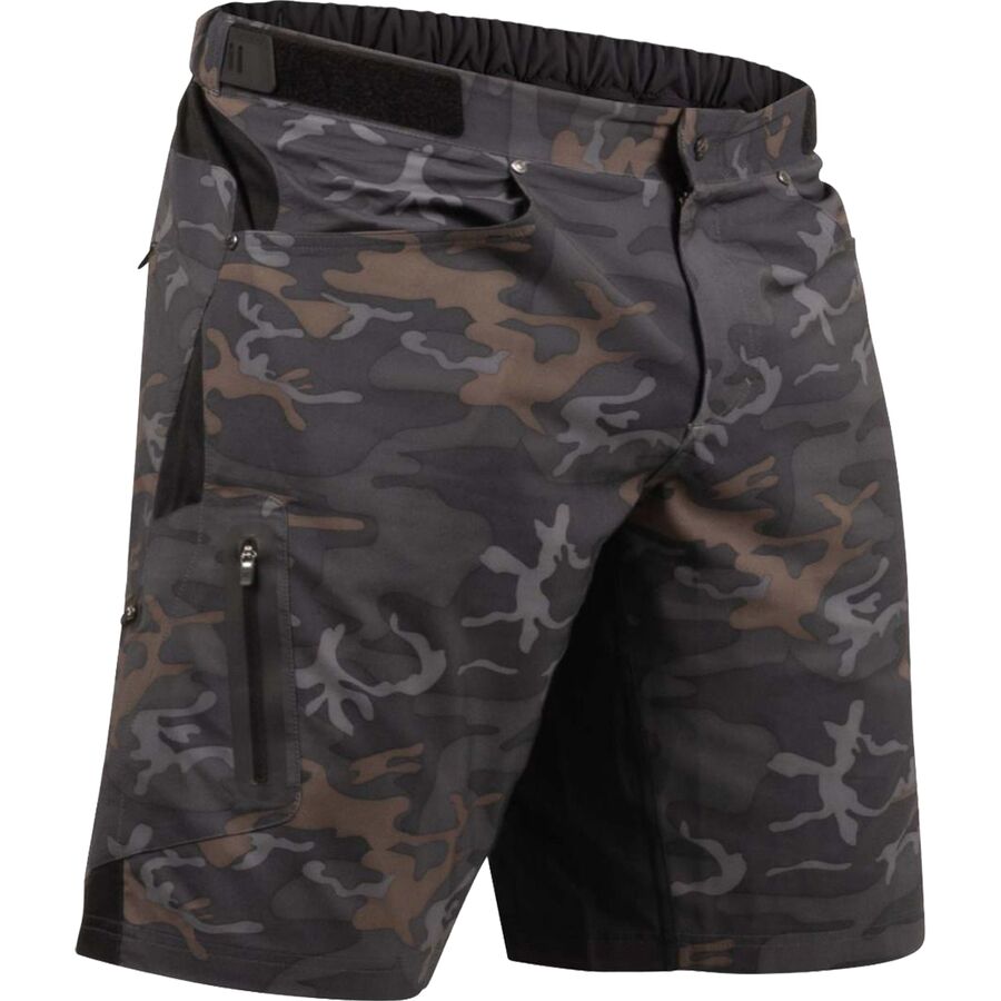 ZOIC Ether 9 Camo Short + Essential Liner - Men's Black Ops