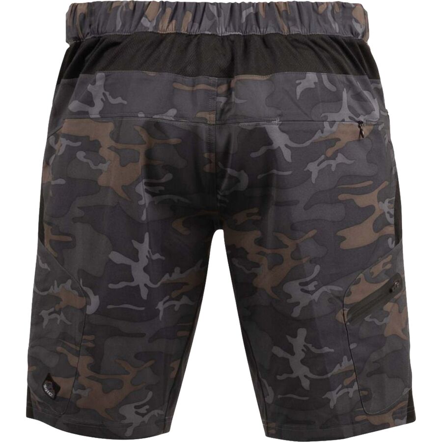 ZOIC Ether 9 Camo Short + Essential Liner - Men's Black Ops
