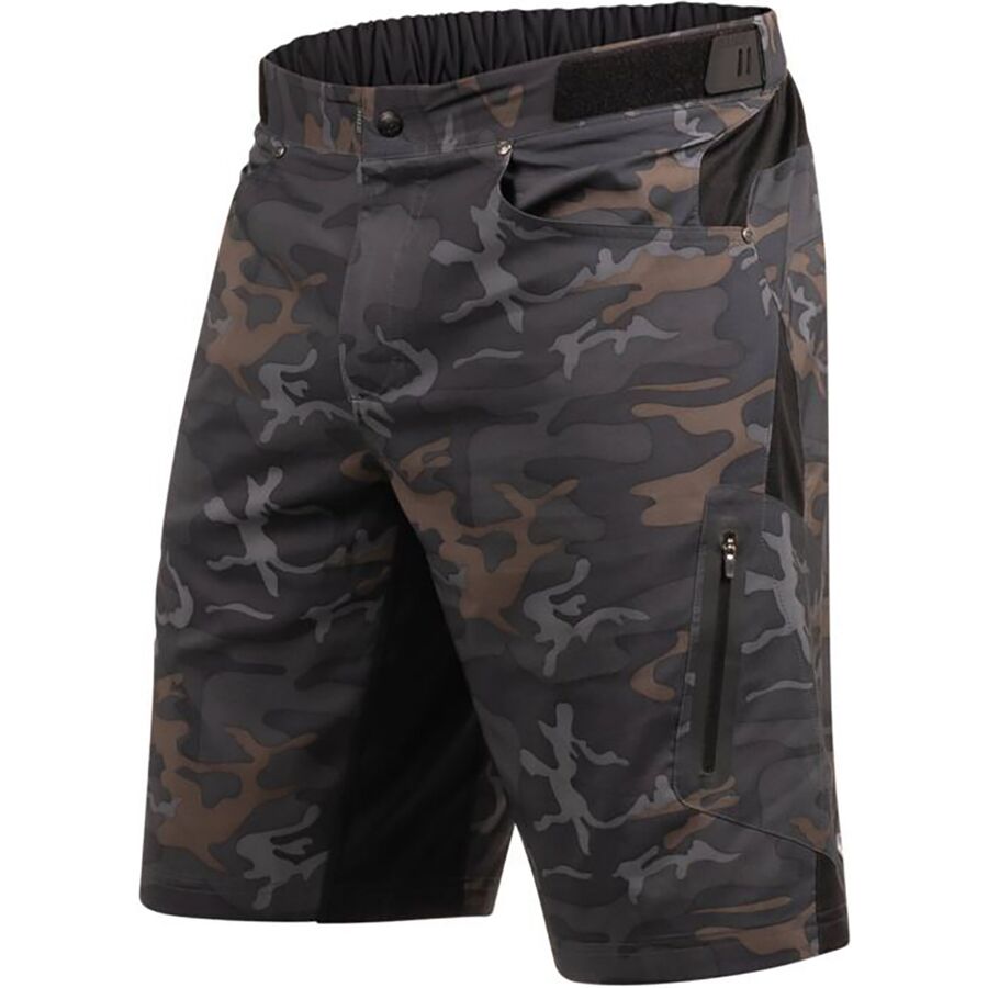 ZOIC Ether Camo Short + Essential Liner - Men's Black Ops