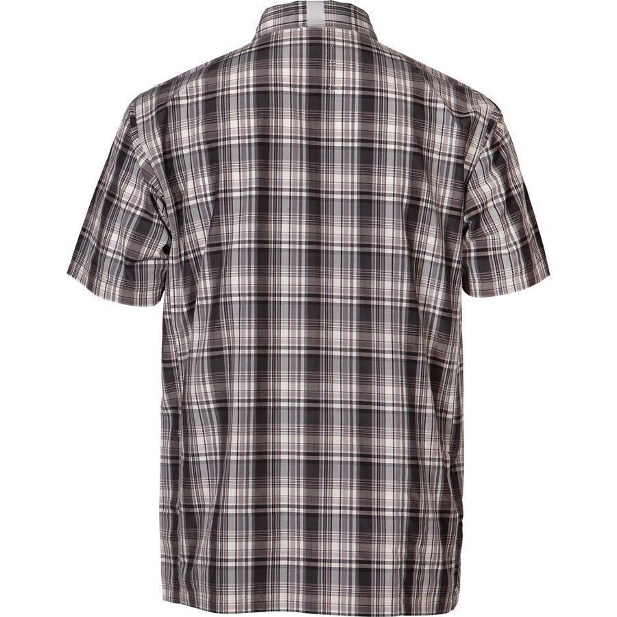 ZOIC Guide Short-Sleeve Jersey - Men's Black/Shadow/White Plaid
