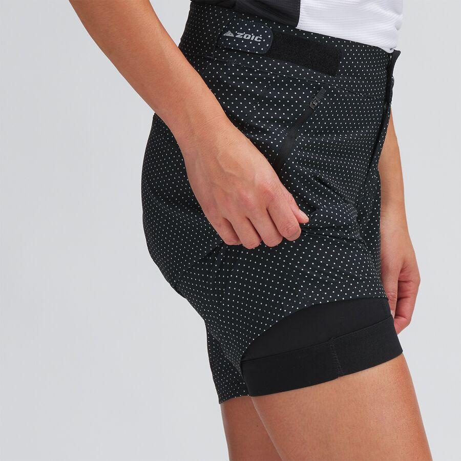 ZOIC Navaeh 7 Novelty Short + Essential Liner - Women's Black Polka Dot