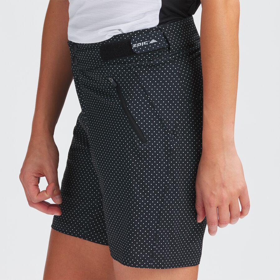 ZOIC Navaeh 7 Novelty Short + Essential Liner - Women's Black Polka Dot