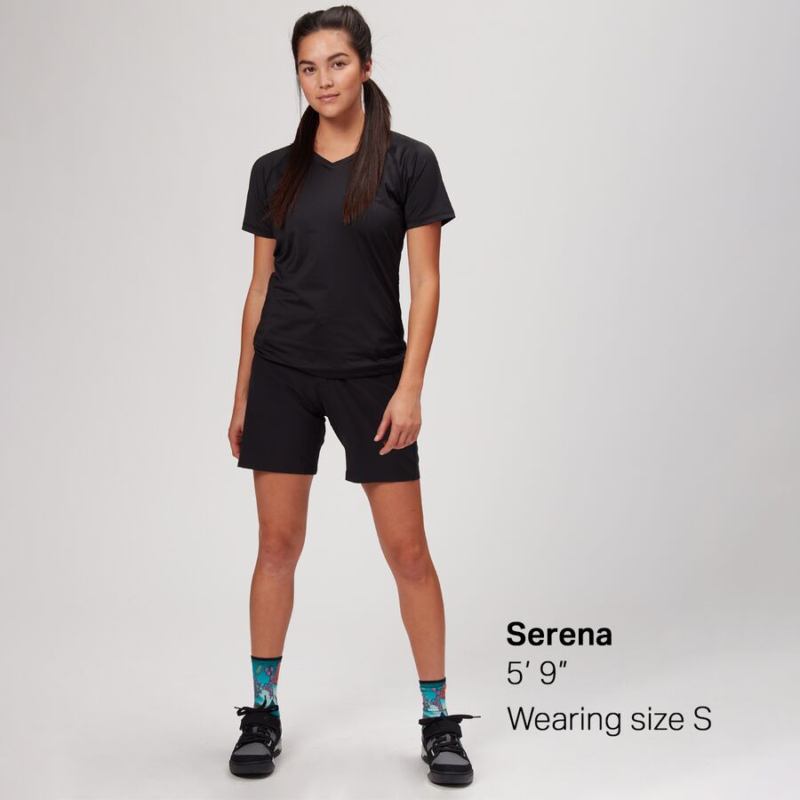 ZOIC Navaeh 7 Short + Essential Liner - Women's Black
