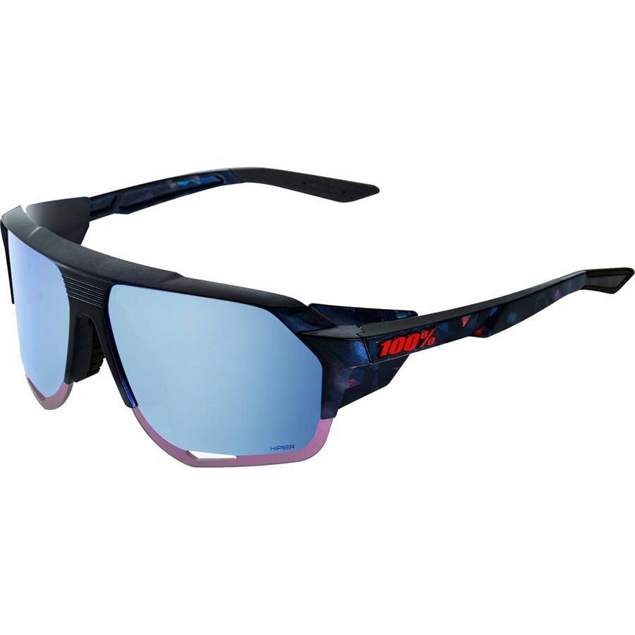 100% Norvik Sunglasses Black Holographic