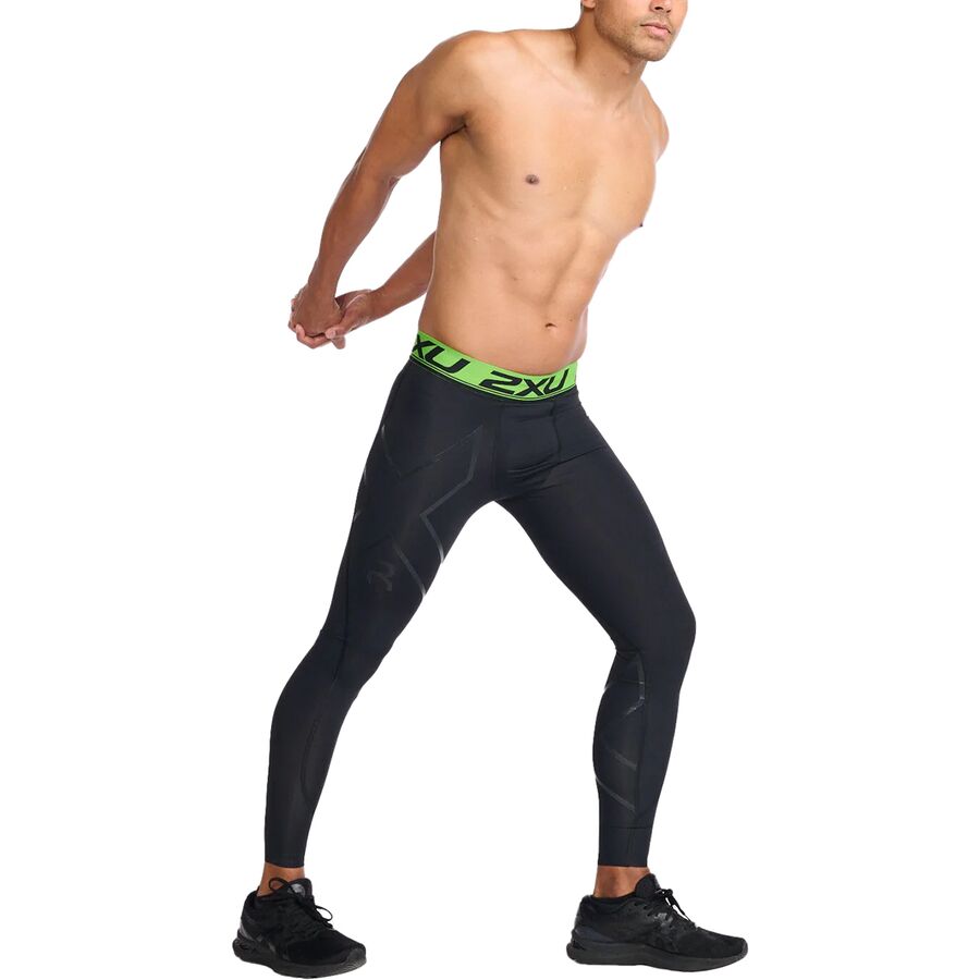2XU Refresh Recovery Compression Tights - Men's Black/Nero