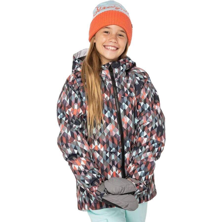 686 Athena Insulated Jacket 2023 - Girls' Blue Kaleidoscope