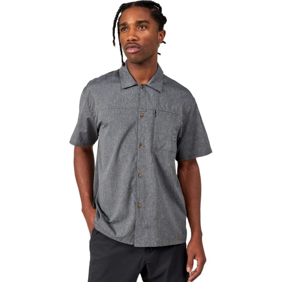 686 Canopy Woven Shirt - Men's Heather Charcoal