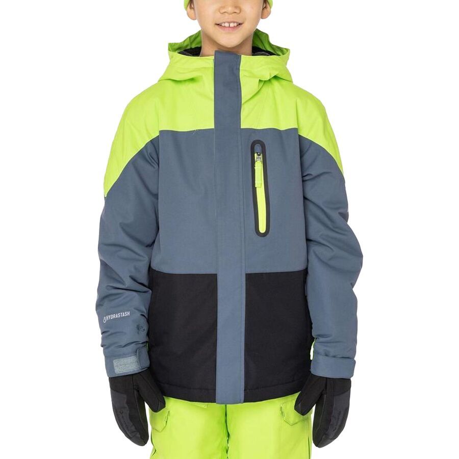 686 Hydrastash Insulated Jacket 2023 - Boys' Orion Blue Clrblk