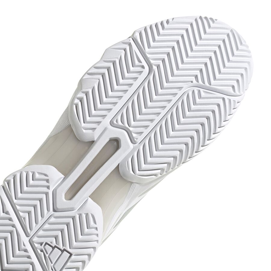 Adidas CourtJam Control 3 Shoe - Women's Ftwr White/Silver Metallic/Grey One