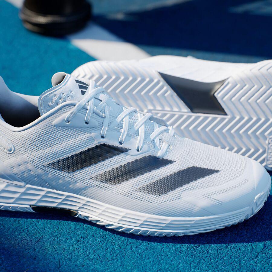 Adidas Defiant Speed 2 Shoe - Men's Ftwr White/Core Black/Grey One