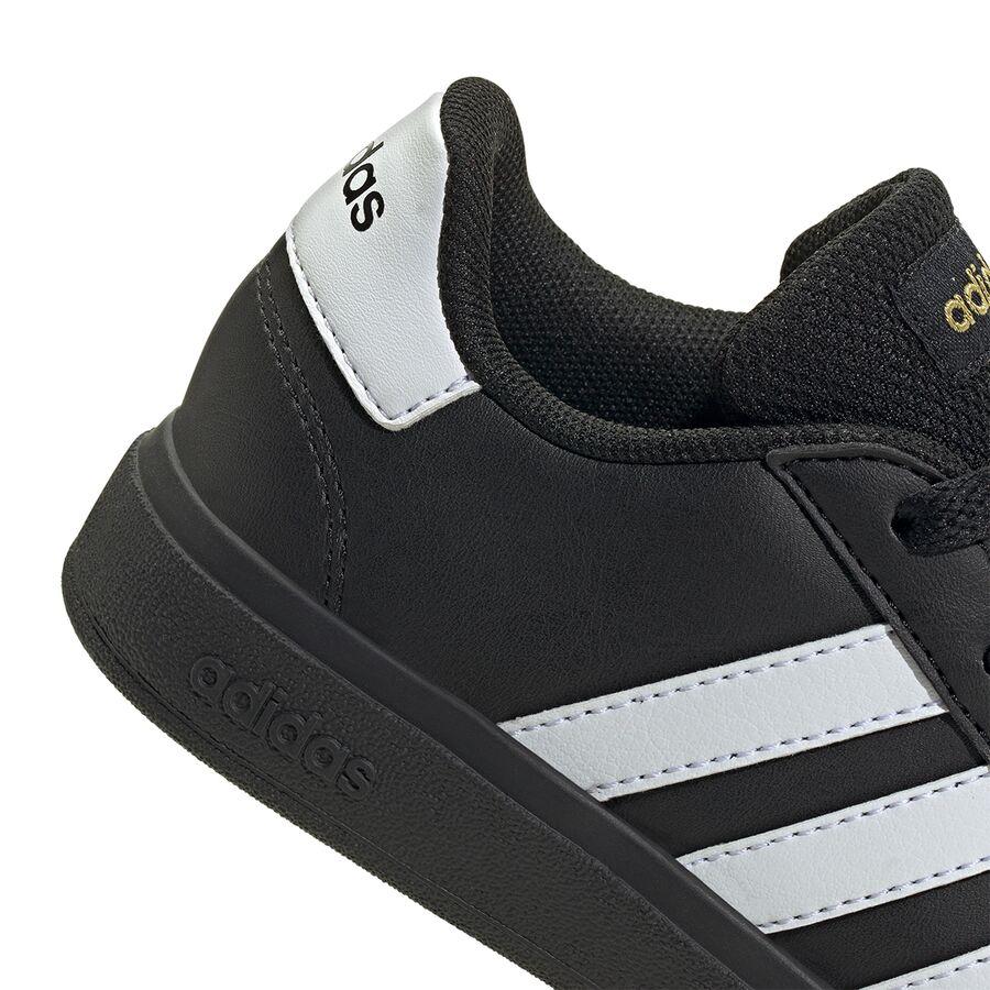Adidas Grand Court 2.0 Shoe - Kids' Core Black/Ftwr White/Gold Met