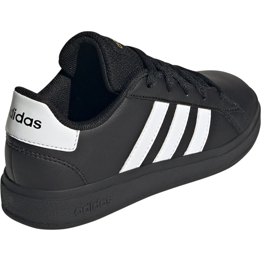 Adidas Grand Court 2.0 Shoe - Kids' Core Black/Ftwr White/Gold Met