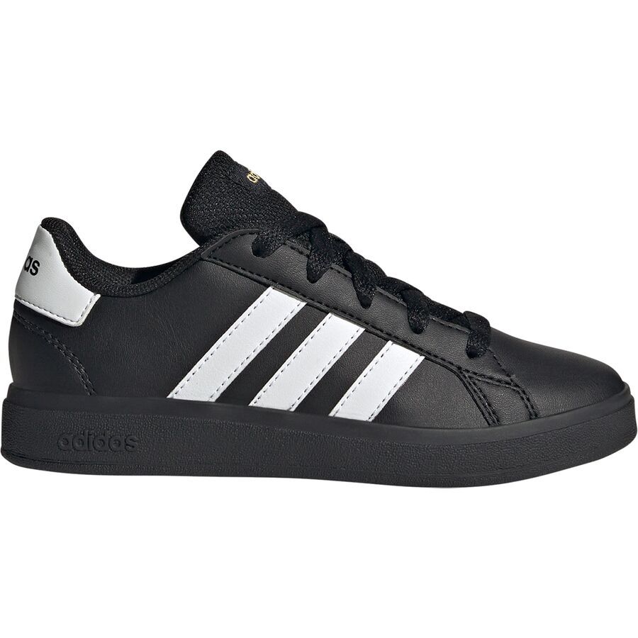 Adidas Grand Court 2.0 Shoe - Kids' Core Black/Ftwr White/Gold Met