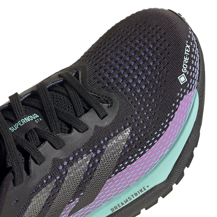 Adidas Supernova GTX Running Shoe - Women's Core Black/Iron Metallic/Semi Flash Aqua
