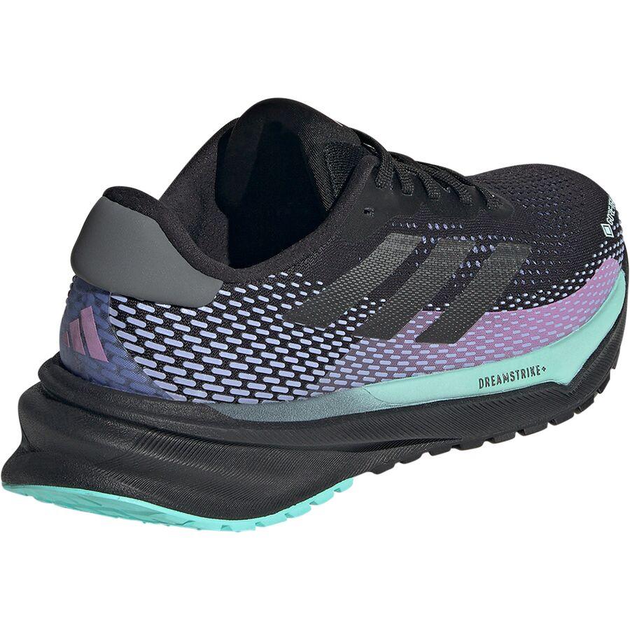Adidas Supernova GTX Running Shoe - Women's Core Black/Iron Metallic/Semi Flash Aqua