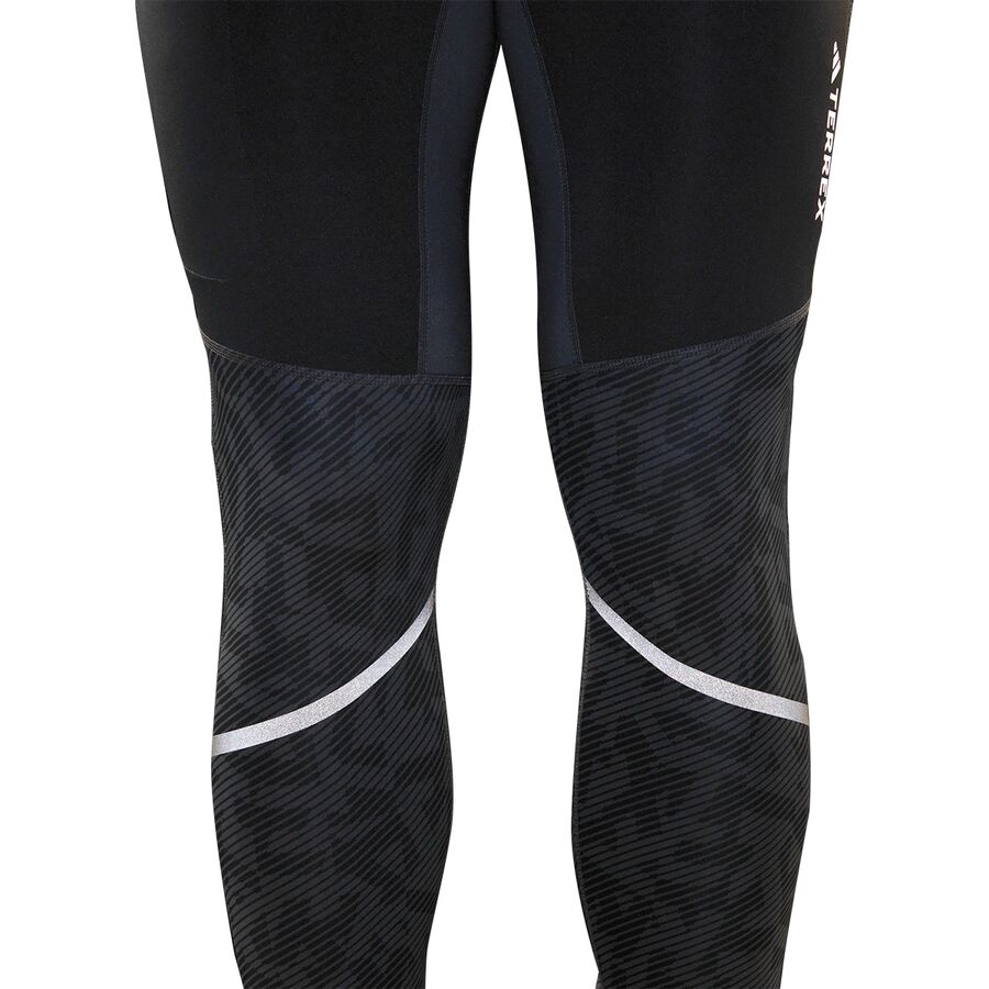 Adidas TERREX Agravic Trail Running Tight - Men's Carbon