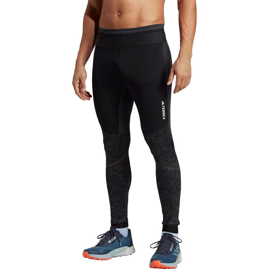 Adidas TERREX Agravic Trail Running Tight - Men's Carbon