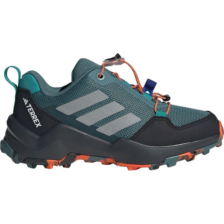 Adidas TERREX AX4S SL Shoe - Kids' Preloved Teal/Matte Silver/Semi Impact Orange