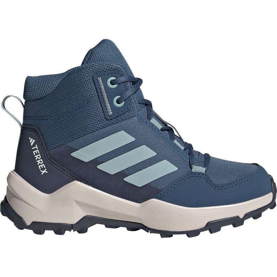 Adidas TERREX Terrex AX4R Mid Hiking Shoe - Kids' Wonder Steel/Magic Grey/Shadow Navy