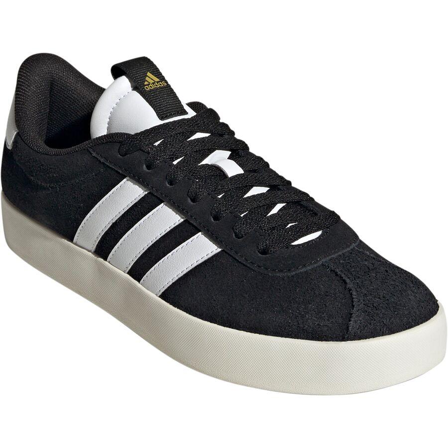 Adidas VL Court 3.0 Shoe - Women's Core Black/Footwear White/Gold Metallic