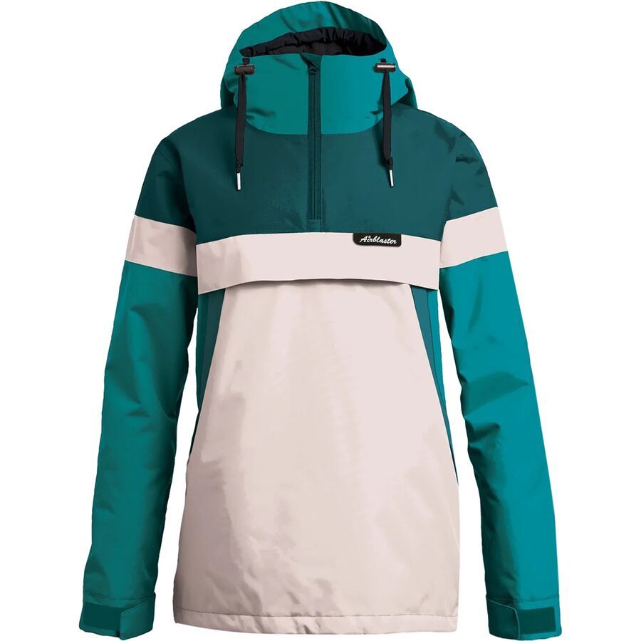 Airblaster Lady Trenchover Jacket - Women's Spruce/Blush