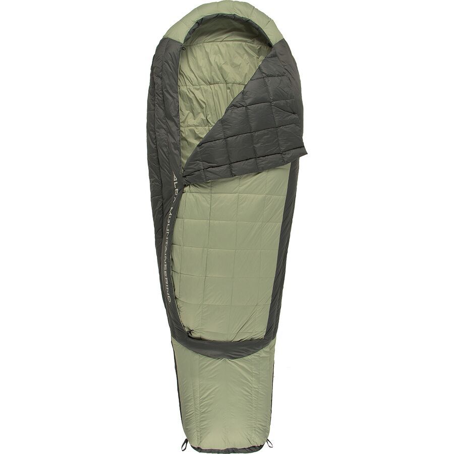 ALPS Mountaineering Dogwood + Sleeping Bag: 40F Synthetic Light Sage/Charcoal